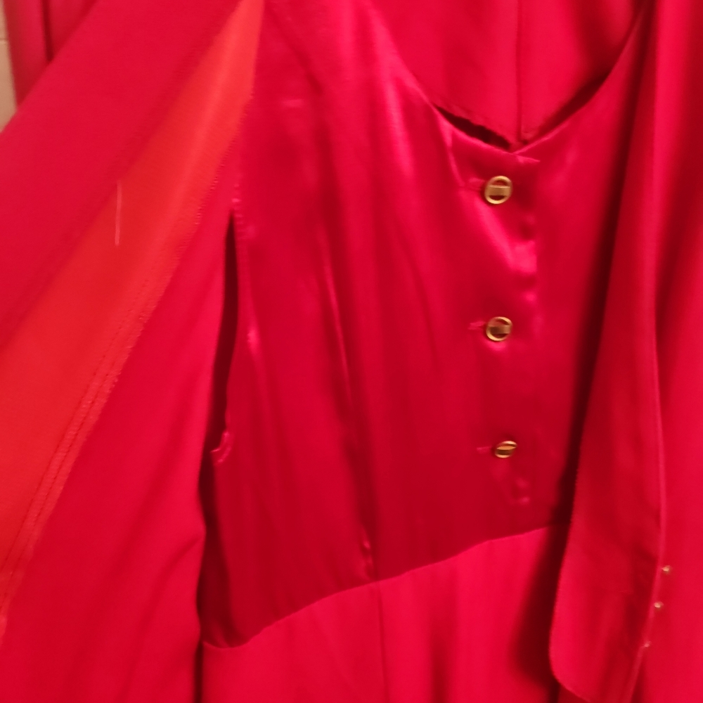 Red dress